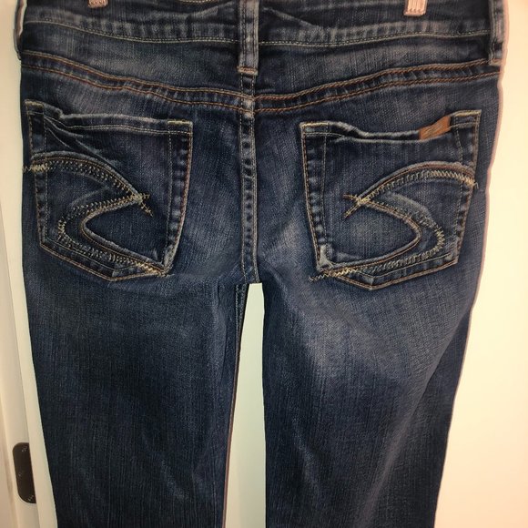 vintage Silver Jeans Lola flare leg jeans sz 31/33 EUC - Picture 7 of 9